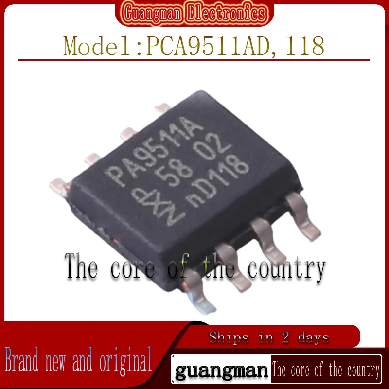 

10PCS PCA9511AD,118 PA9511A Brand New Authentic SOP-8 Hot-swappable I2C bus and SMBus bus buffer chips