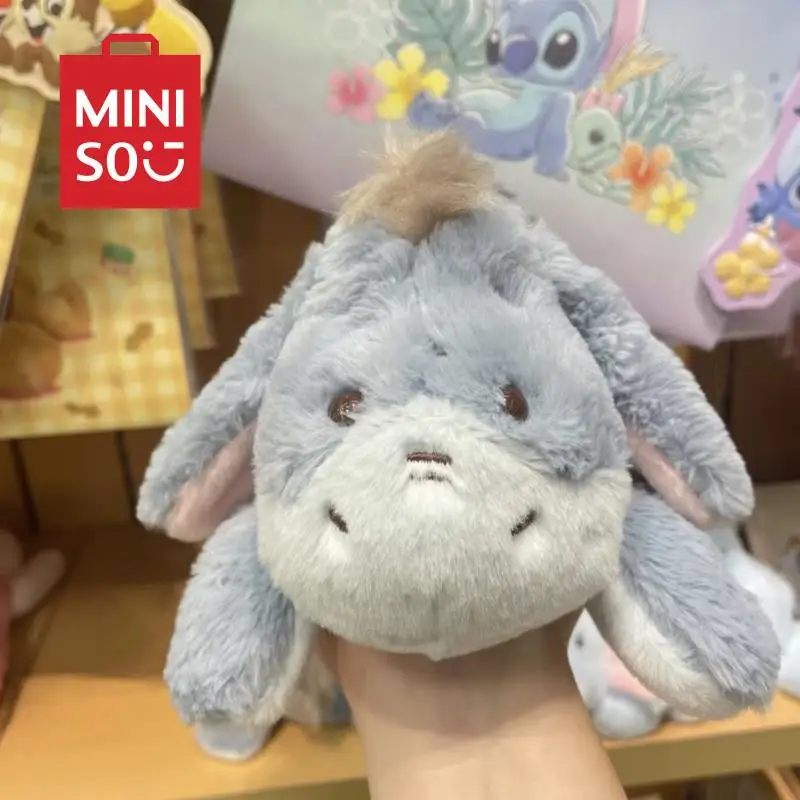 Kawaii Disney Eeyore Pen Bag Winnie The Pooh Plush Eeyore Doll Stationery Box Cute Anime Student Stationery Storage Girl Gifts