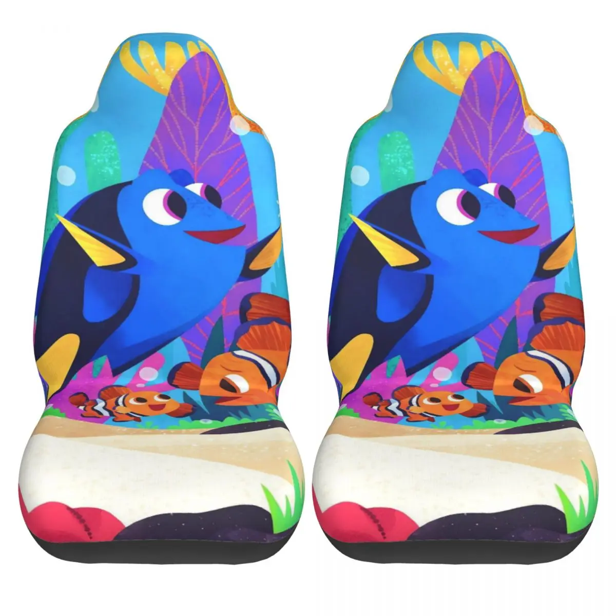 

Findings Nemo Car Seat Covers Cool Automobile Auto Seat Covers Polyester Protector Two Pieces Cover
