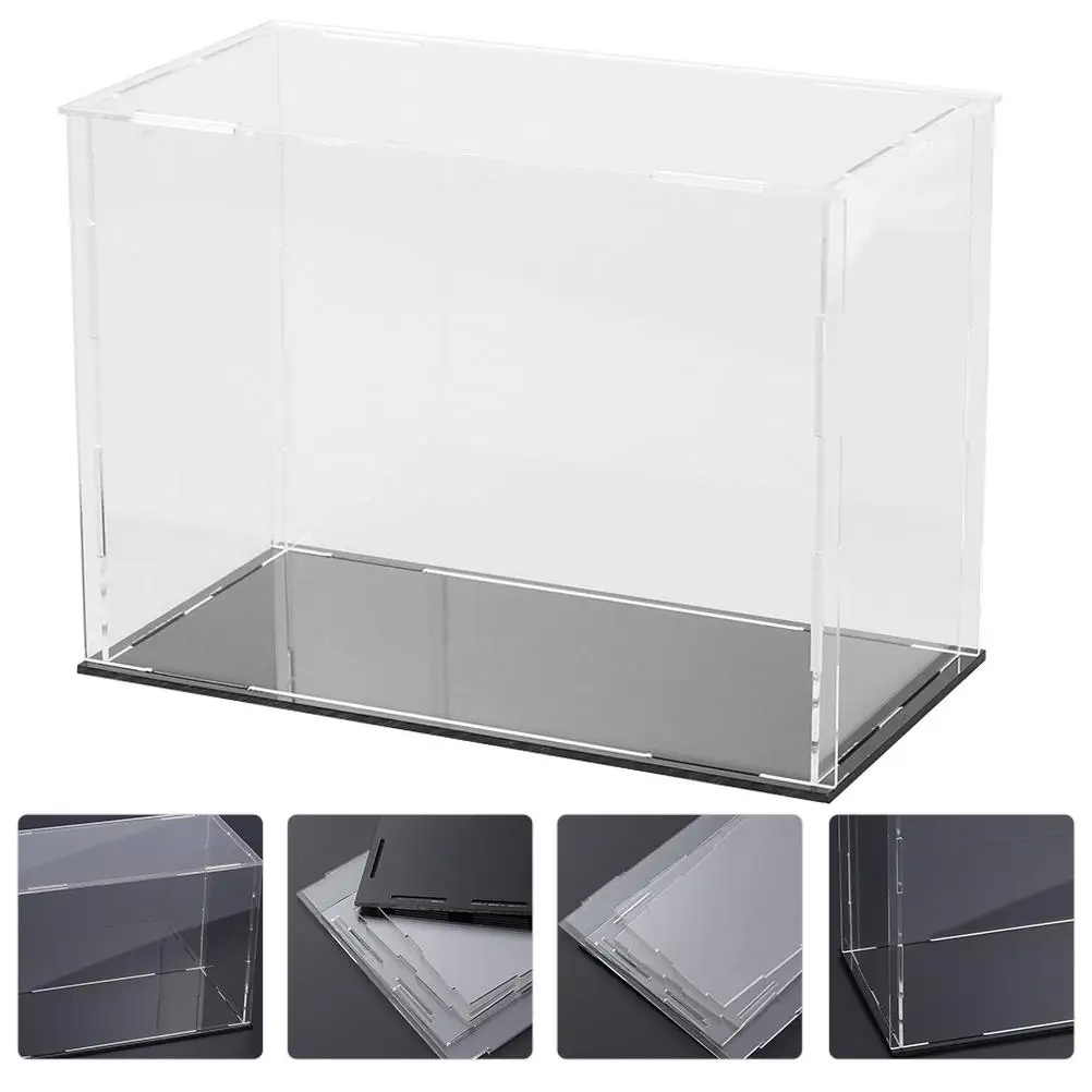 Подарочная коробка для демонстрации фигурок, детский шкаф, контейнер для хранения рукоделия, акриловые кубики, прозрачный чехол