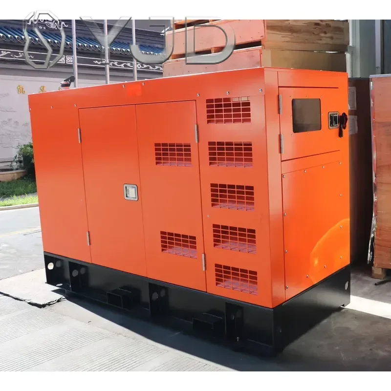 Price 40kw 50kva Genset 50/60hz Silent Diesel Generator with  Engine Stamford Alternator for Industrial Backup