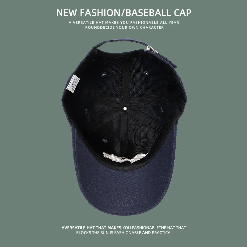 Sonnenblende-Hut, verstellbar und modisch, Sonnenschutz für Damen und Herren, Buchstaben-Baseballmütze, Outdoor-Sonnenhut, Herren-Golfhut, Mütze – Detail 8