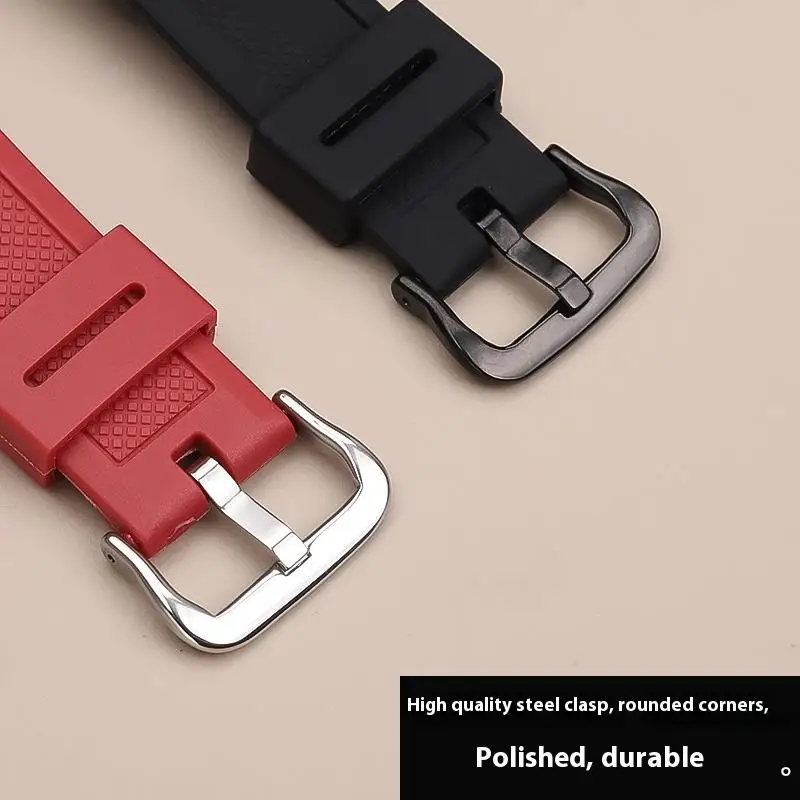 Pour mol G-shock Série SGW-100 Silicone Bracelet De Montre Étanche dehors Bracelet sgw-100 Noir Rouge Bracelet De Montre Doux