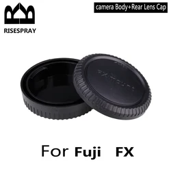 Rear Lens Body Cap Camera Cover Anti-dust Protection Plastic Black for Fuji Fujifilm FX X Mount