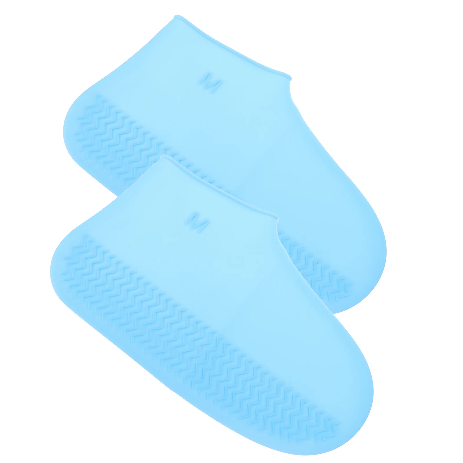 

1 Pair Waterproof Shoe Covers Durable Rainproof Overshoes Anti-Slip Protector For Outdoor Beach Camping Silicone