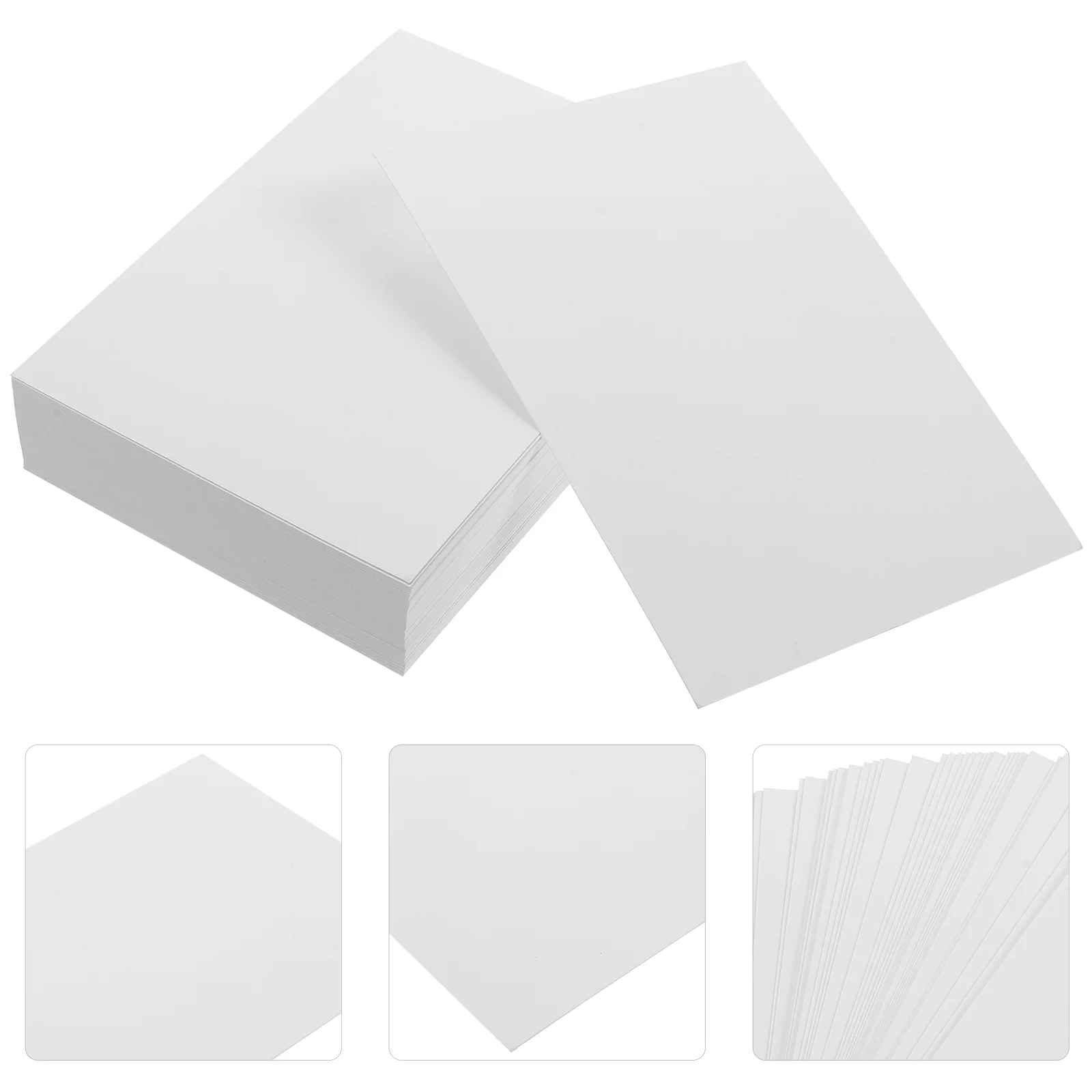 

100 Sheets Printer Paper 6-inch Photo Printing Quick Dry Glossy White for High Photographic