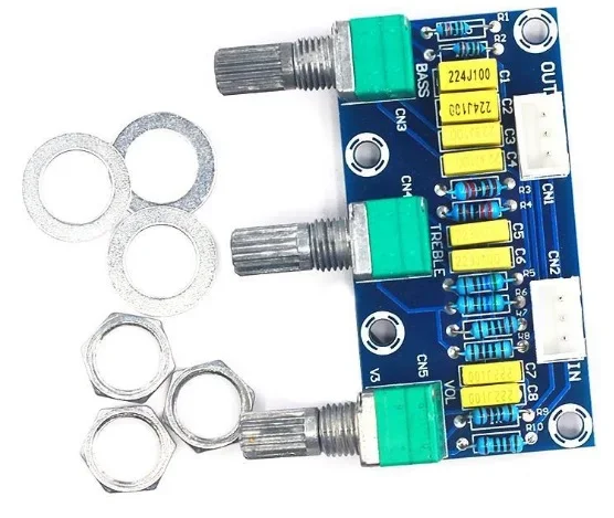 XH-M802 płyta wzmacniacza mikser wysokiego i niskiego napięcia tablica dźwiękowa regulacji głośności Subwoofer wzmacniacz regulacji PCB