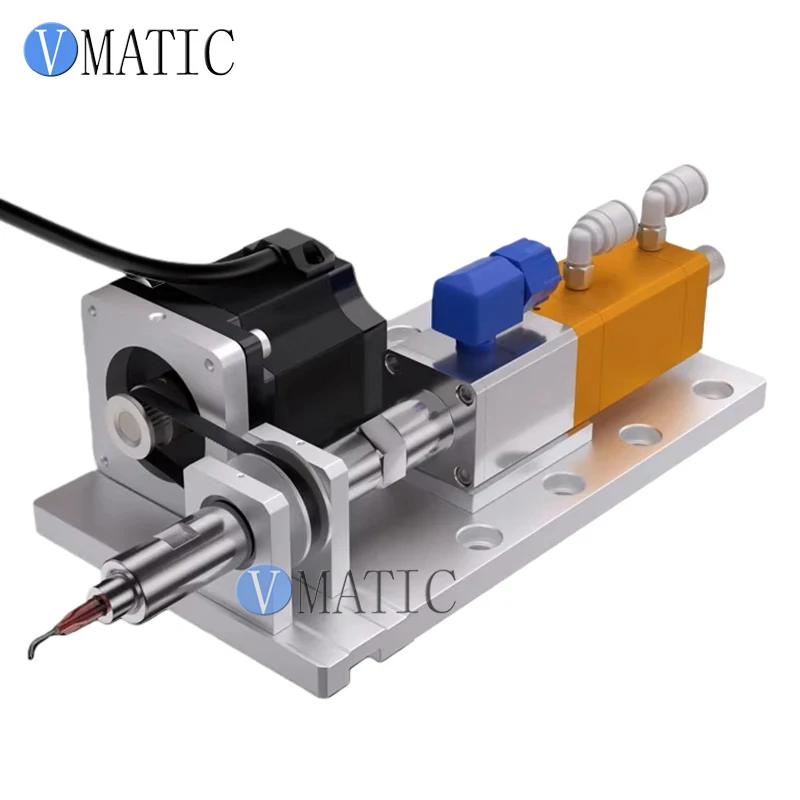360° Rotary Glue Dispensing Valve with Multiple Connectors, Adjustable Precision Glue Volume, Motorized Dispenser for Glue