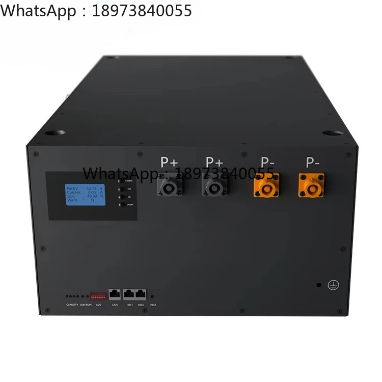EU Stock DIY Seplos 48V 200A 280Ah Lifepo4 Battery Box Metal Case DIY Kits EV LFP Battery Box Without Cells  48V 200A Bms