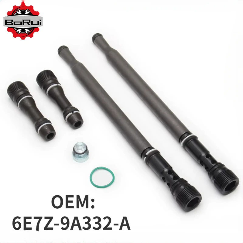 

6E7Z-9A332-A Fuel Supply Tube Kit Fuel Pipe & Dummy Plug For Ford E350 F250 2004 2005 2006 2007 2008 2009 2010