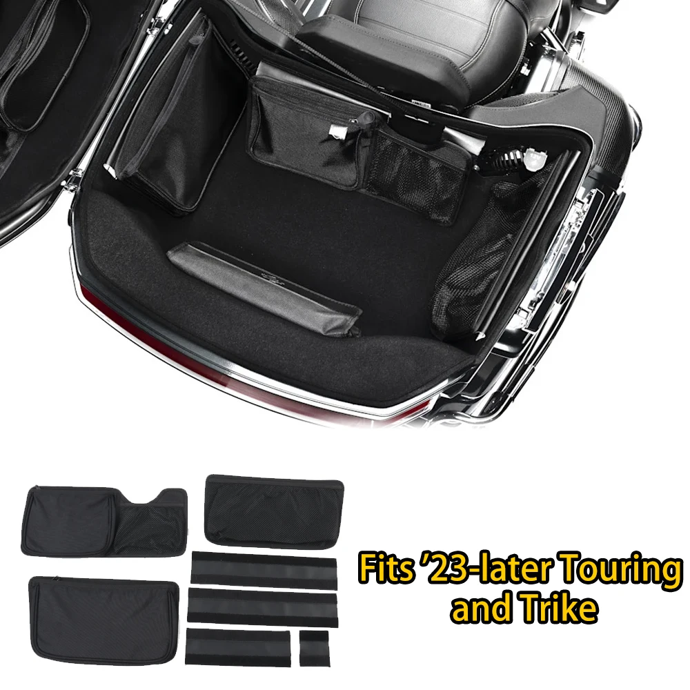 

Органайзер для мотоциклетного кофра, сумка-вкладыш для хранения вещей, подходит для Harley Electra Glide, Road Glide, CVO, ST Touring