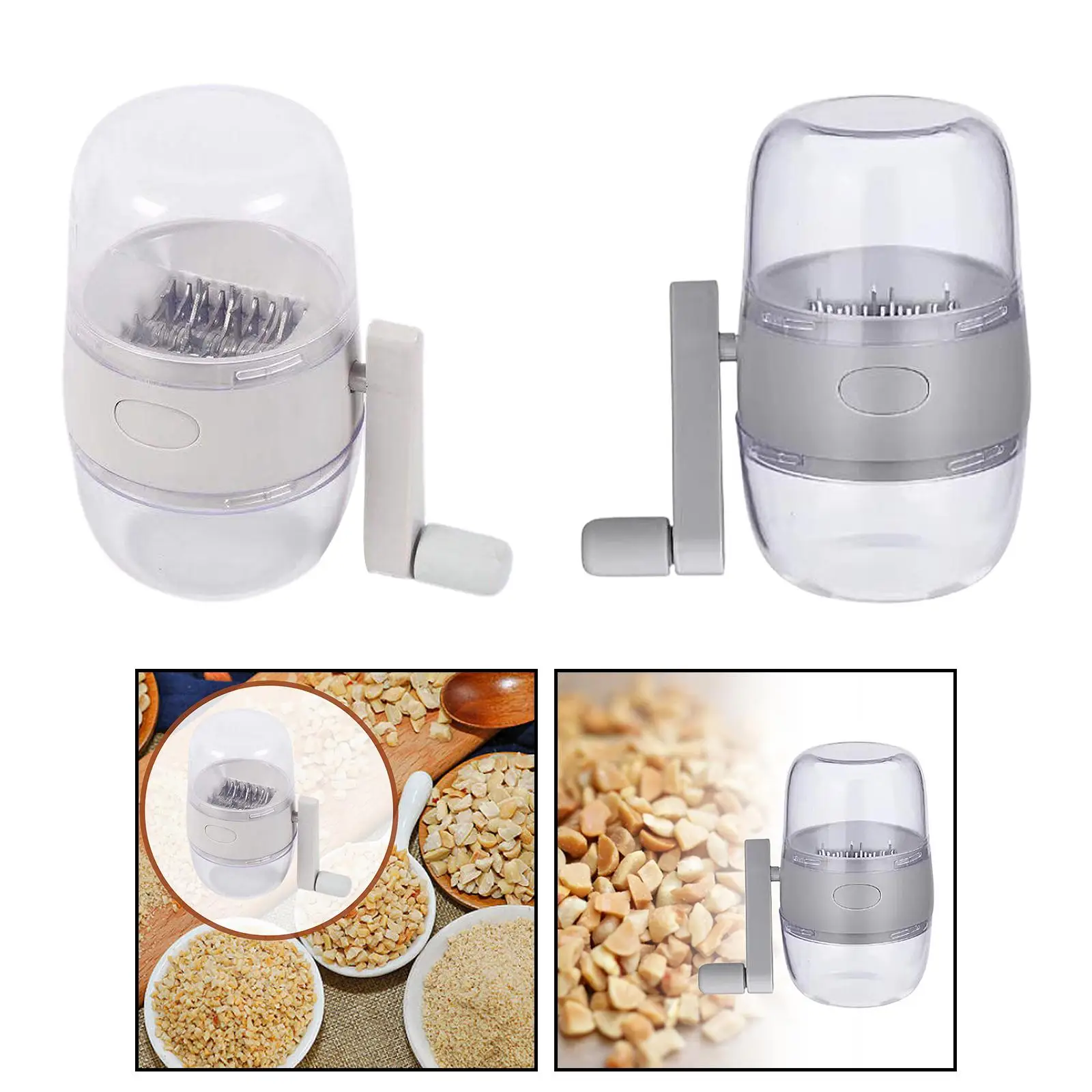 Nut Grinder Multipurpose Portable Meat Spice Mill for Kitchen Walnuts Pecans