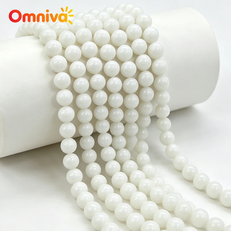 Natural Shell Jasper Round Beads Loose Gemstone Beads for Jewelry Making DIY Bracelet Necklaces 6mm 8mm 10mm 12mm 15inch Strands - view 5