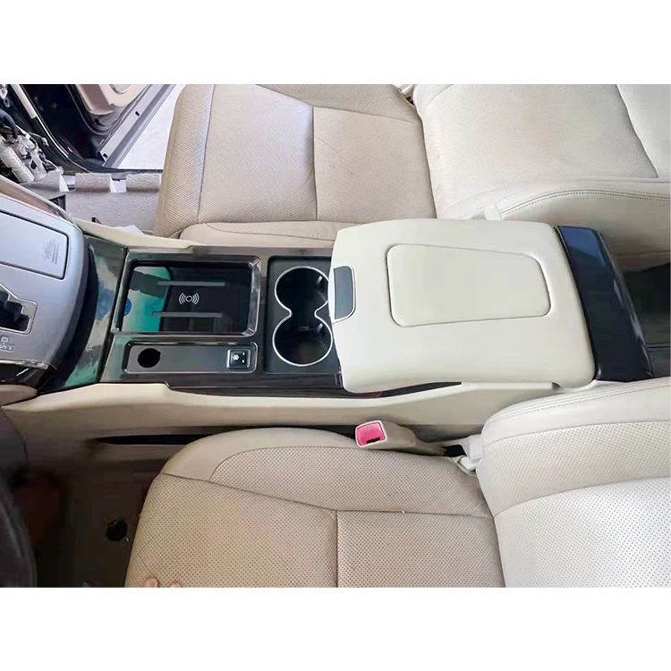 

Suitable for Alphard Interior High-quality Central Control Multi-function Armrest Box with Refrigerator