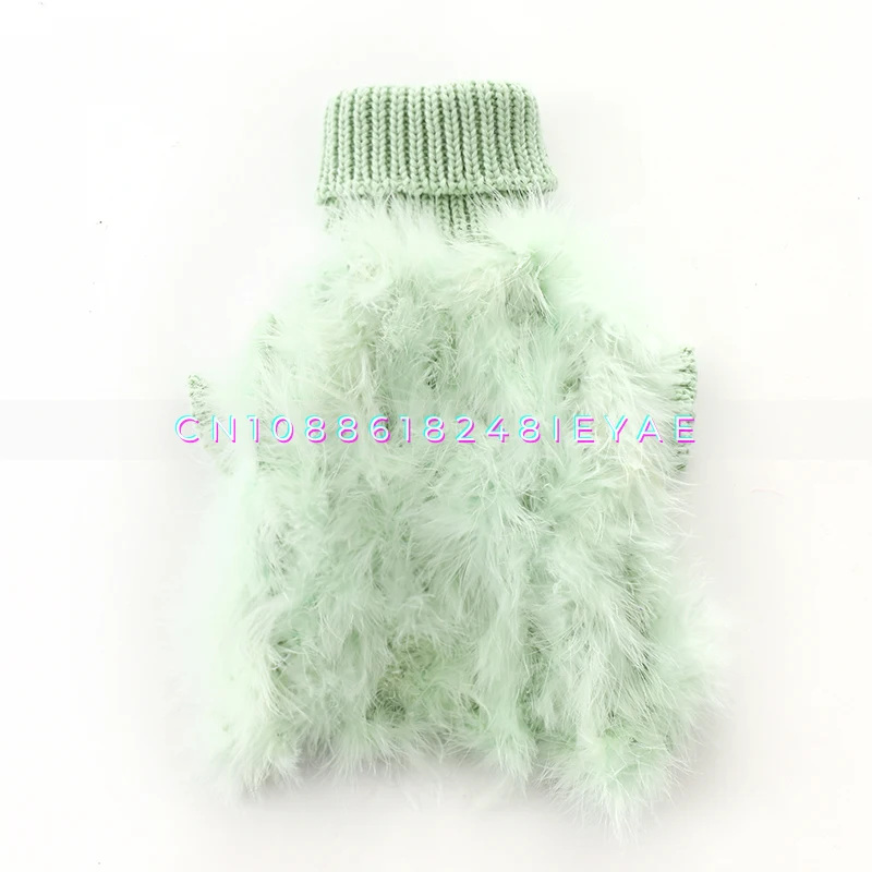 Turkey Feather Autumn and Winter Pet Sweater Small and Medium Dog Clothes Whybit Greyhound Clothes Dogs Accessories