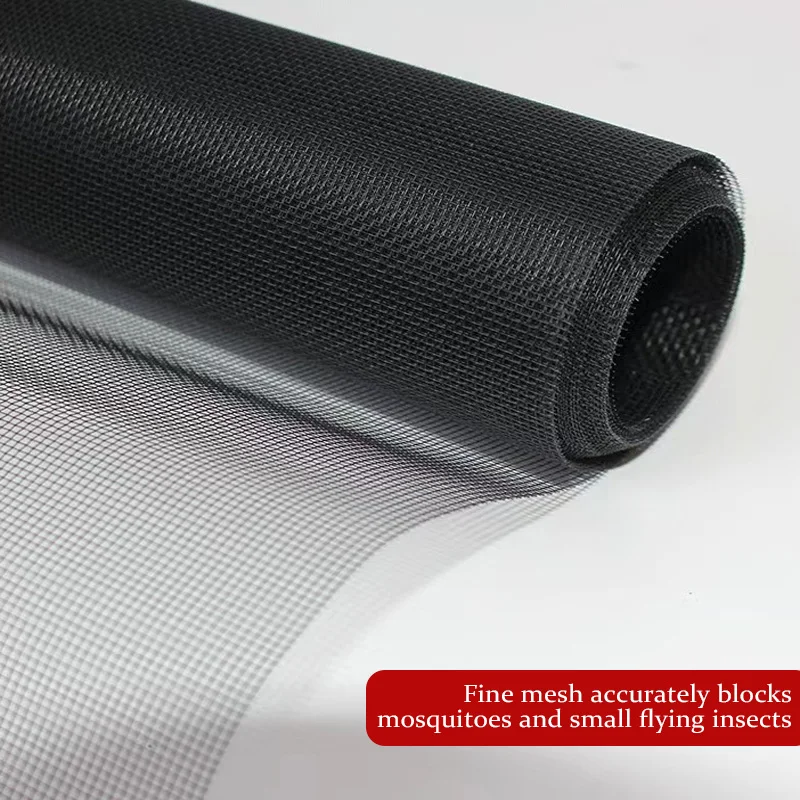 Screen Windows Screen Doors Black Replacement Mesh Vegetable Garden Insect Proof Mesh Cover Courtyard Mesh Replacement and Maint