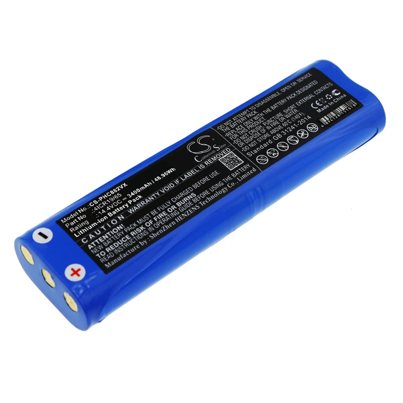 CameronSino 3400mAh Vacuum Cleaner Battery for Philips FC8810,FC8820,FC8830,FC8832,FC8812, FC8812/01, FC8822, FC8822/01