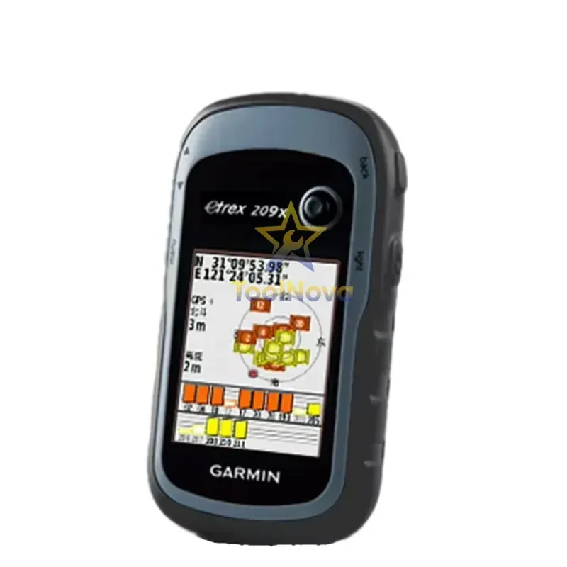 Gar min ETrex 209X +BEIDOU Handheld Positioning Acquisition Track Measurement Loading the Map Area Measurement