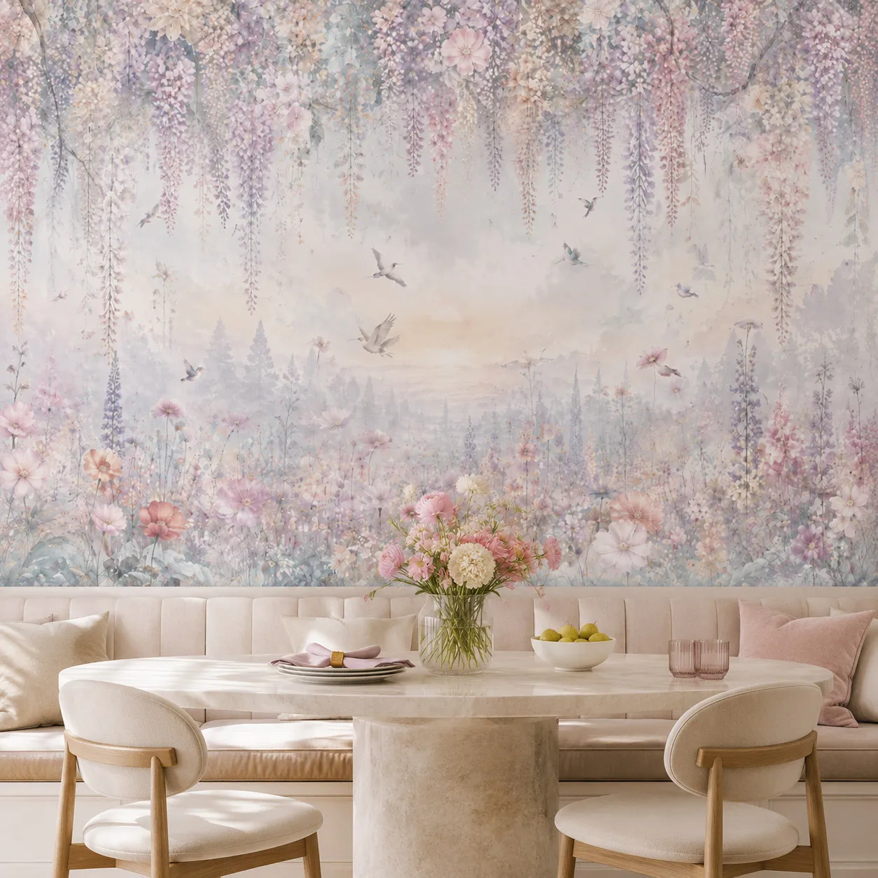 carta-da-parati-murale-romantica-con-glicine-pastello-e-prato-di-fiori-selvatici-uccelli-e-giardino-floreale-per-sala-da-pranzo-non-autoadesiva-necessita-di-colla