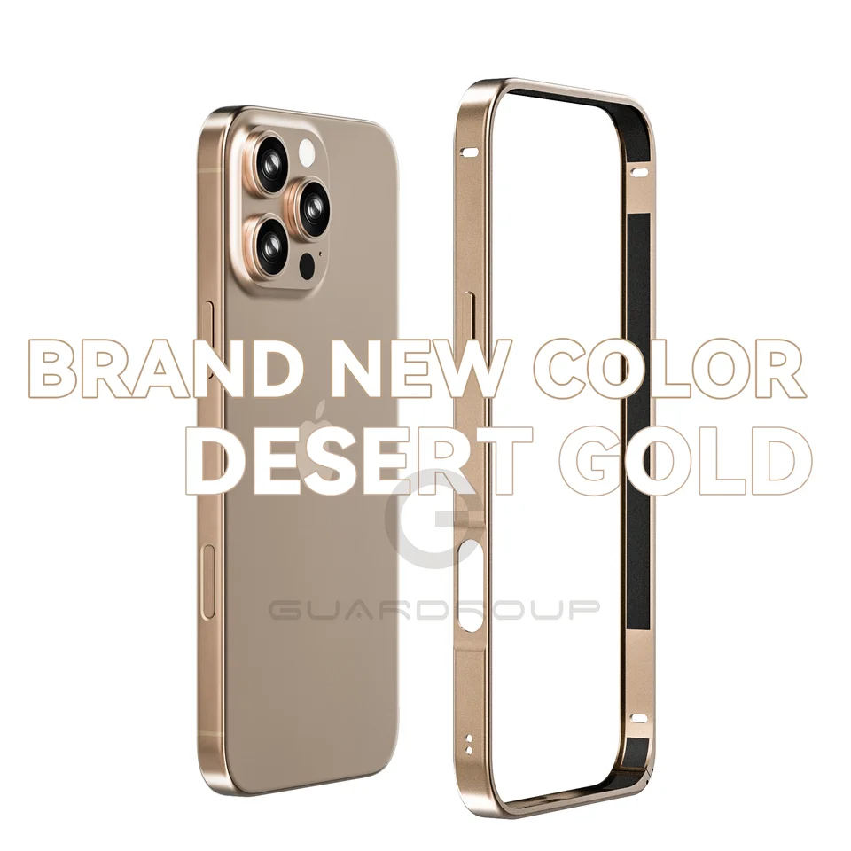 Funda de lujo con marco de aluminio ligero para iPhone 12 13 14 Plus 15 16 17 Pro Max, borde delgado de aleación, accesorios traseros 2