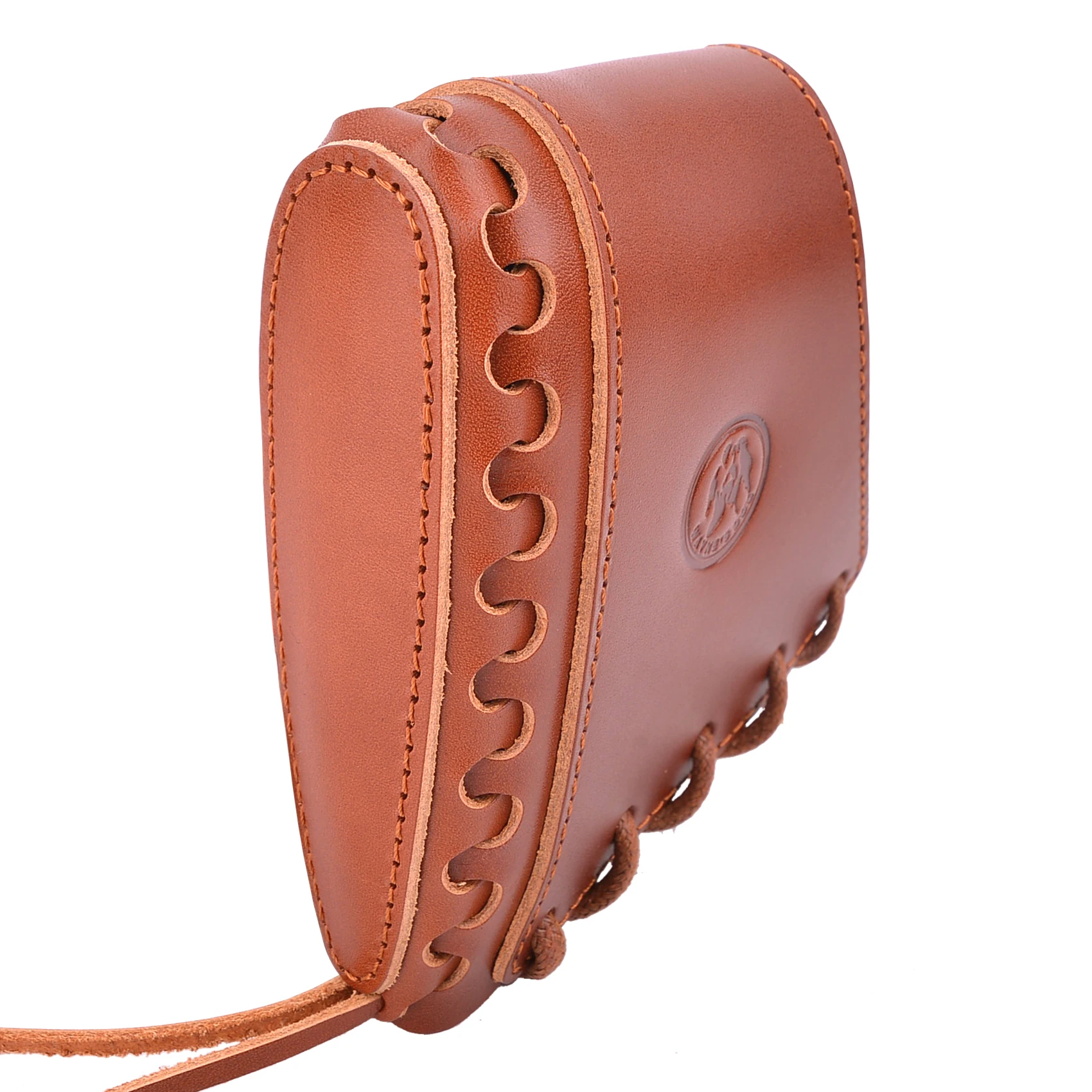 Imagem -04 - Wayne Dog-full Grain Leather Rifle e Shotgun Recoil Pad Capa de Caça Extensões Cheek Pad Marrom e Preto Novo