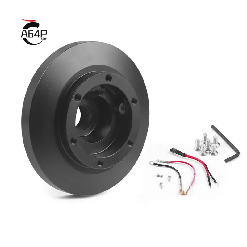 

A64P-Steering Wheel Short Hub Adapter Boss Kit Short Steering Wheel Hub Adapter For 91-98 BMW E36 M3 318 328I 325I Z3 E39 850Ci