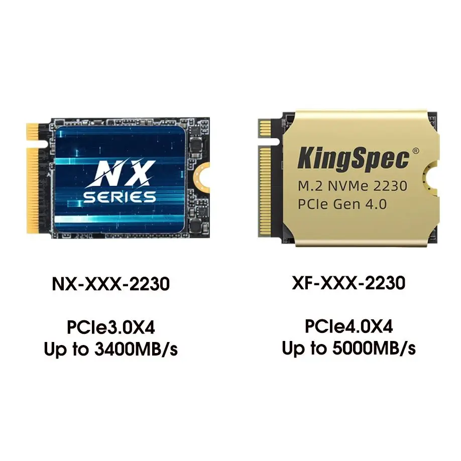 Kingspec-ソリッド内蔵ハードドライブ,ssd 2230,nvme,m.2,512gb,1