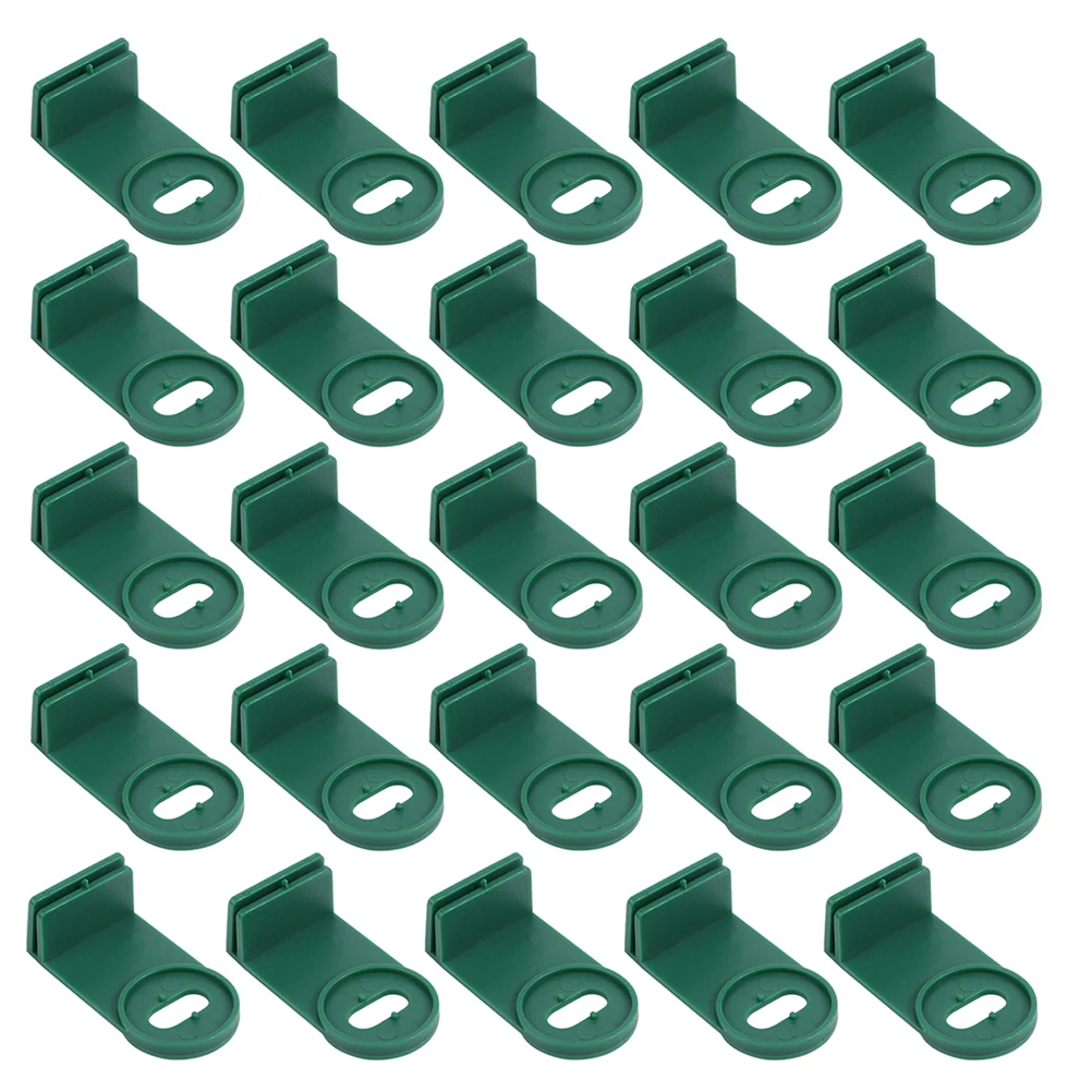 

150pcs Greenhouse Accessories Clips Buckle Clamps for Netting Tomato Plants Support Garden Tools Durable Plastic Fasteners