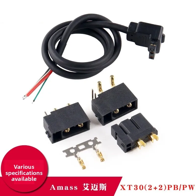 XT30PB (2 + 2) -M/F male and female plugs XT30PW model aircraft lithium battery controller with signal pin connector