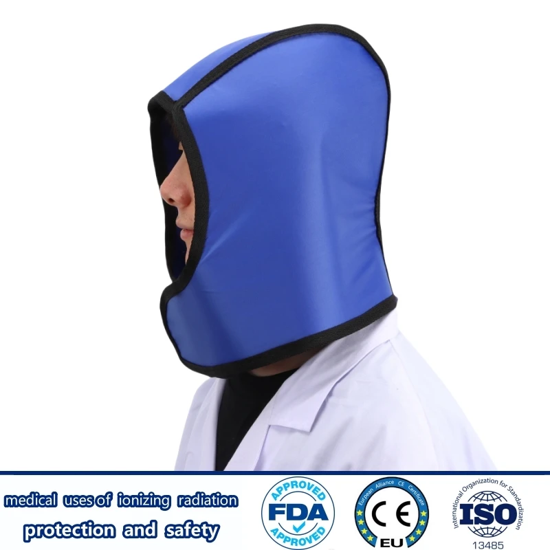 Genuine x-ray protective 0.35mmpb lead cap radioactive radioactive workshops ionizing radiation protective adult protection cap