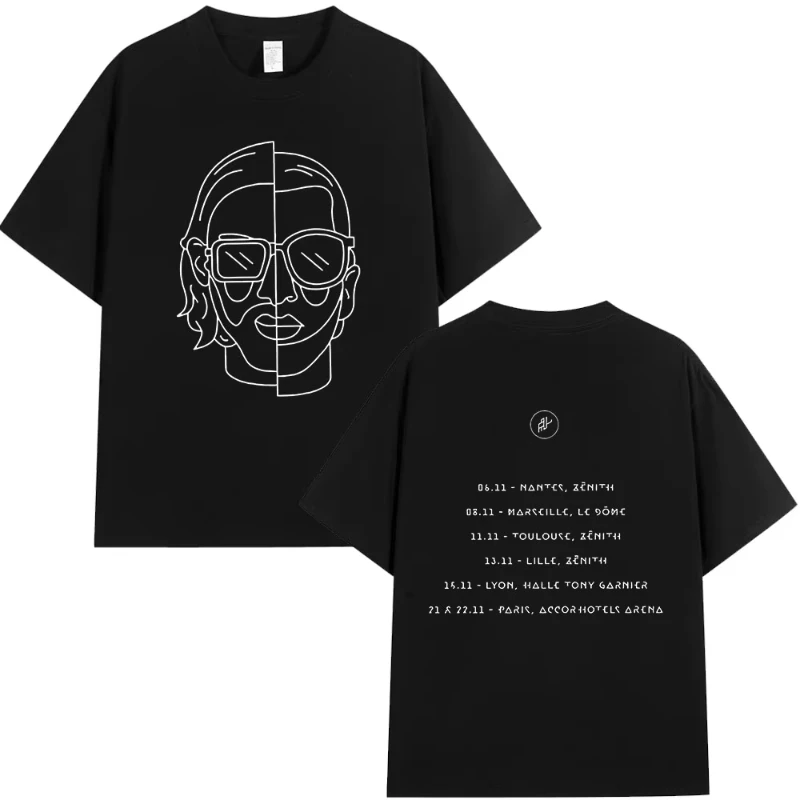 

Summer 2025 Le Monde Chico T-shirt PNL album French rapper printed men's and women's hip-hop fashion short-sleeved streetwear