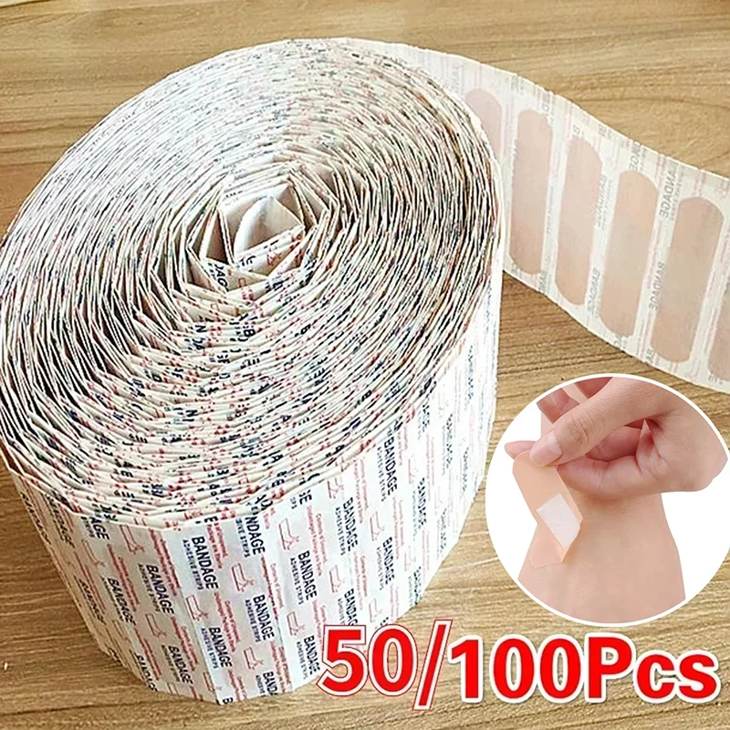 Band-Aids Waterproof Breathable Cushion Adhesive Plaster Wound Sticker Band First Aid Bandage Medical Gauze 2026 New