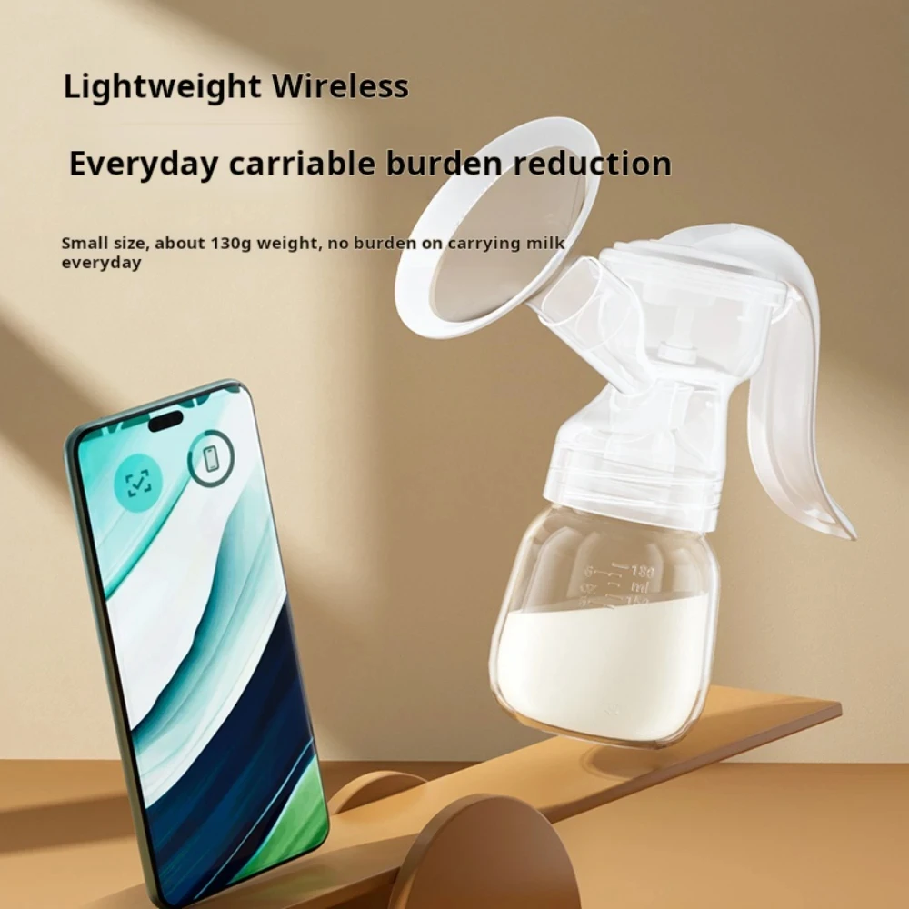 Immagine 6: Set Tiralatte Manuale Senza BPA con Sistema a Pistone - Include Biberon da 180ml e Tettarella, Plastica Resistente