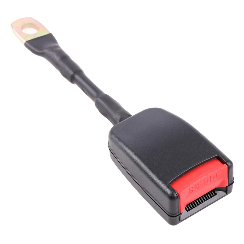 Hebilla de cinturón de seguridad delantera para coche, adaptador de enchufe, Conector de 20cm, hebilla de extensión