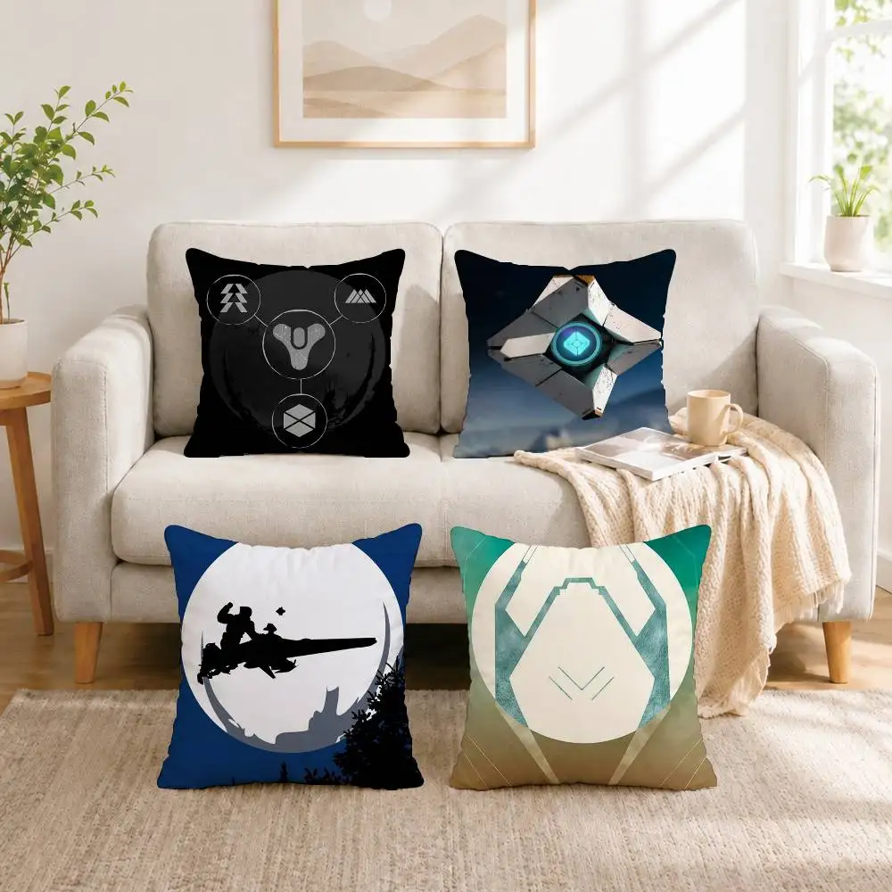 

Game D-Destiny Pillow Case Square Double-Sided Sofa Cushion Cover Bedroom Bedside Pillow Gift