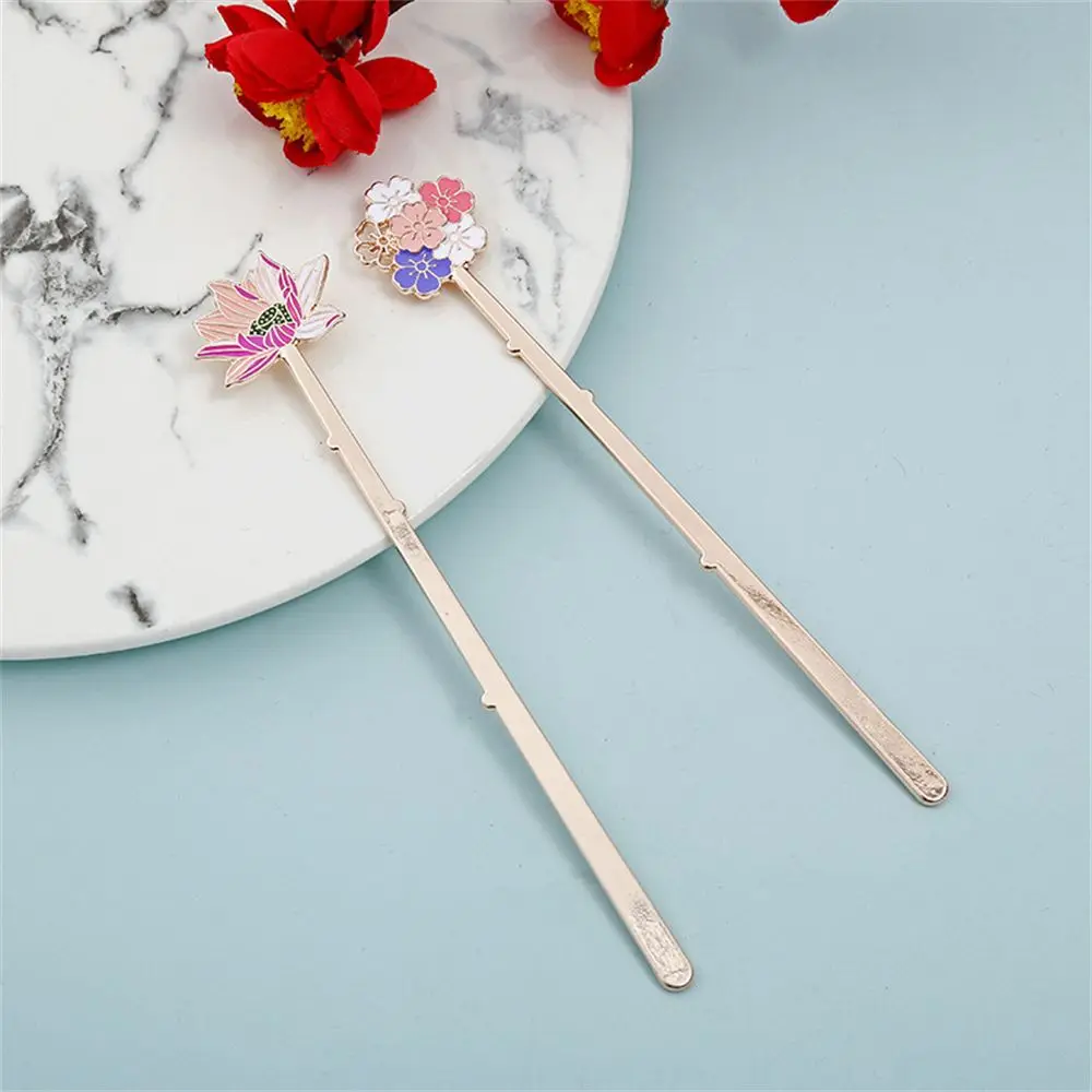 

Creative Metal Sakura Students School Supplies Bookmarks Book Support Reading Assistant Page Label