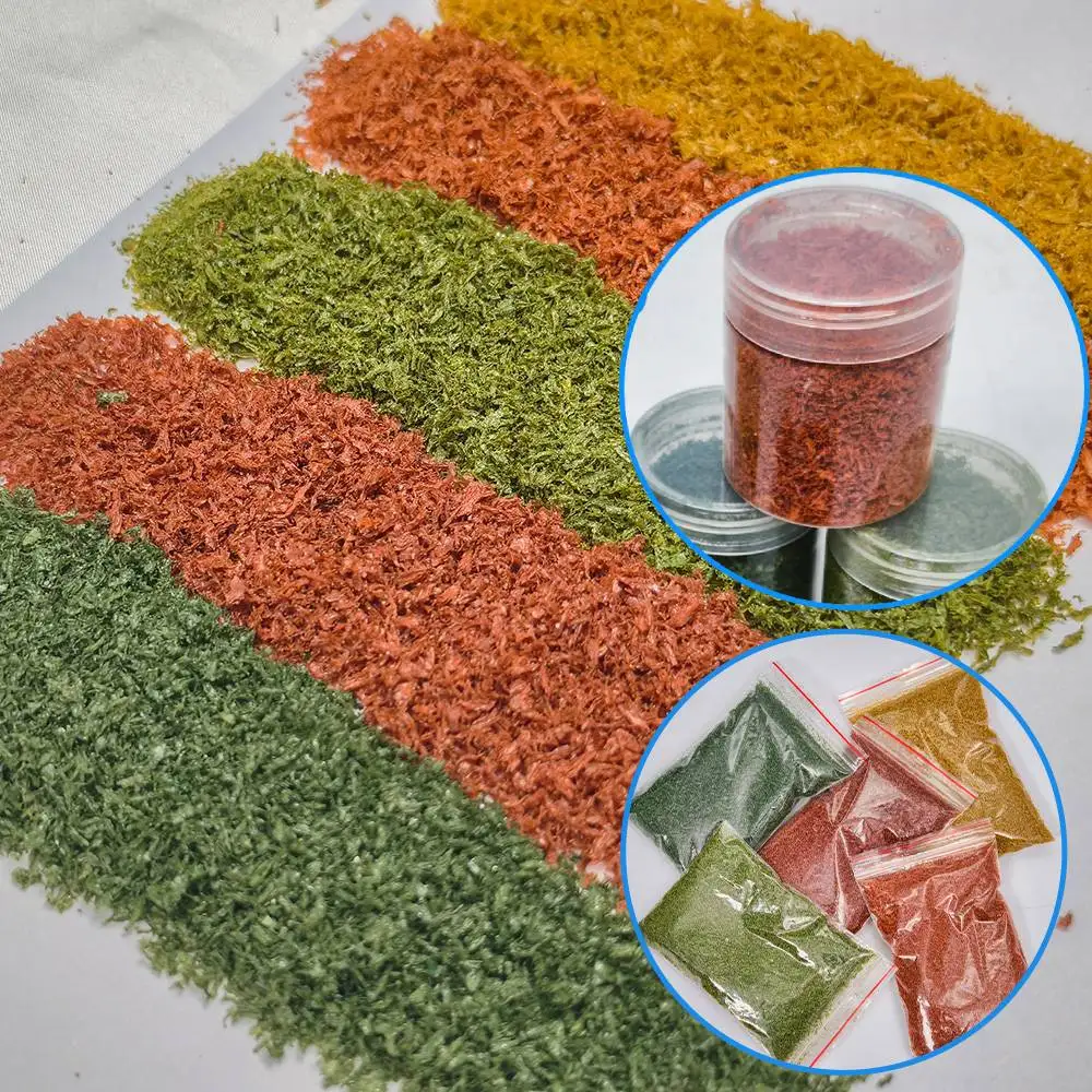 Diy Modeling Artificial Tree Foliage Powder Miniatures Vegetation Terrain Kits for Making Trees/Landscape/Garden Decor/Dioramas