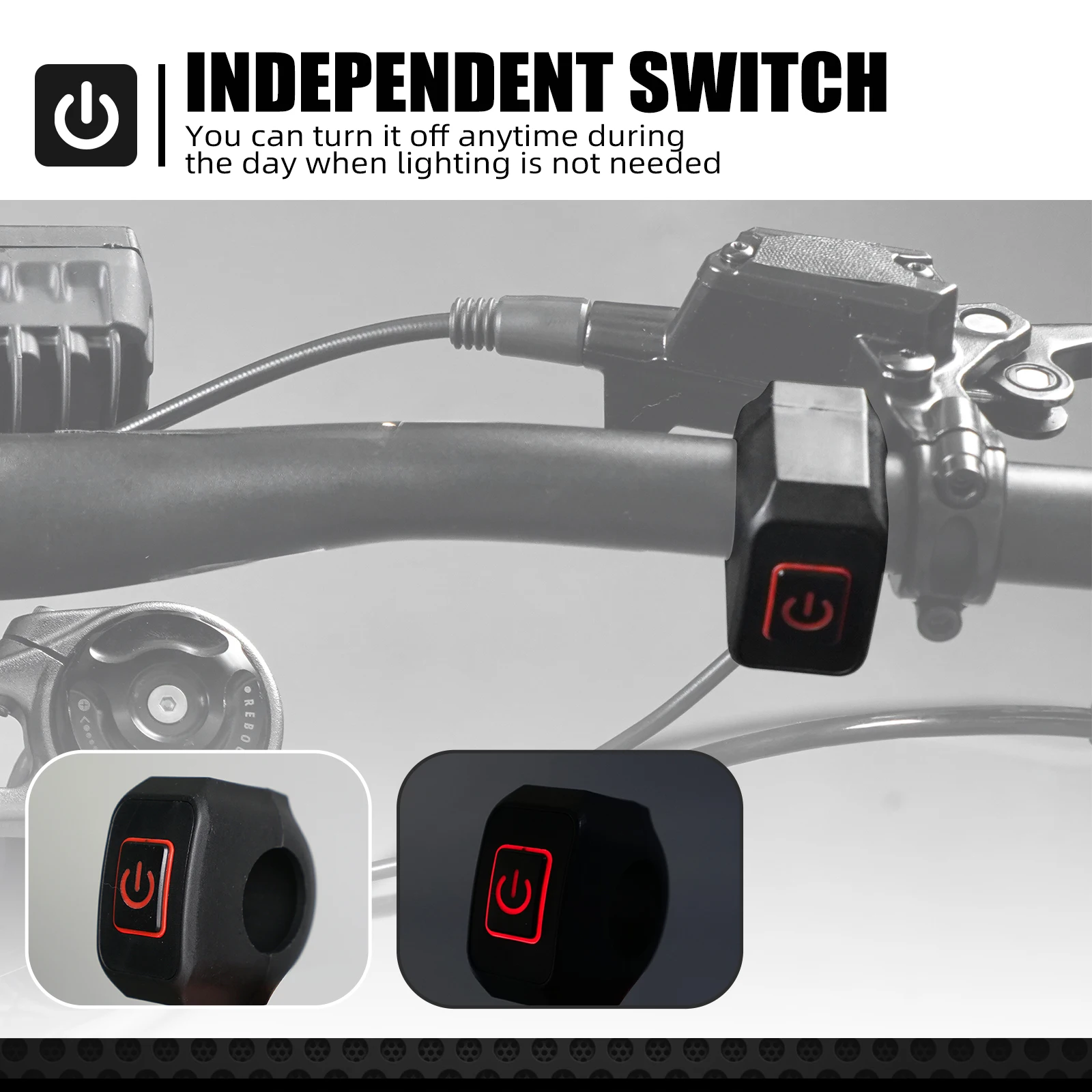 

NICECNC For Surron light bee X light bee S light bee L1E Segway X160 X260 Electric Bike Plug & Play LED Headlight Light Switch