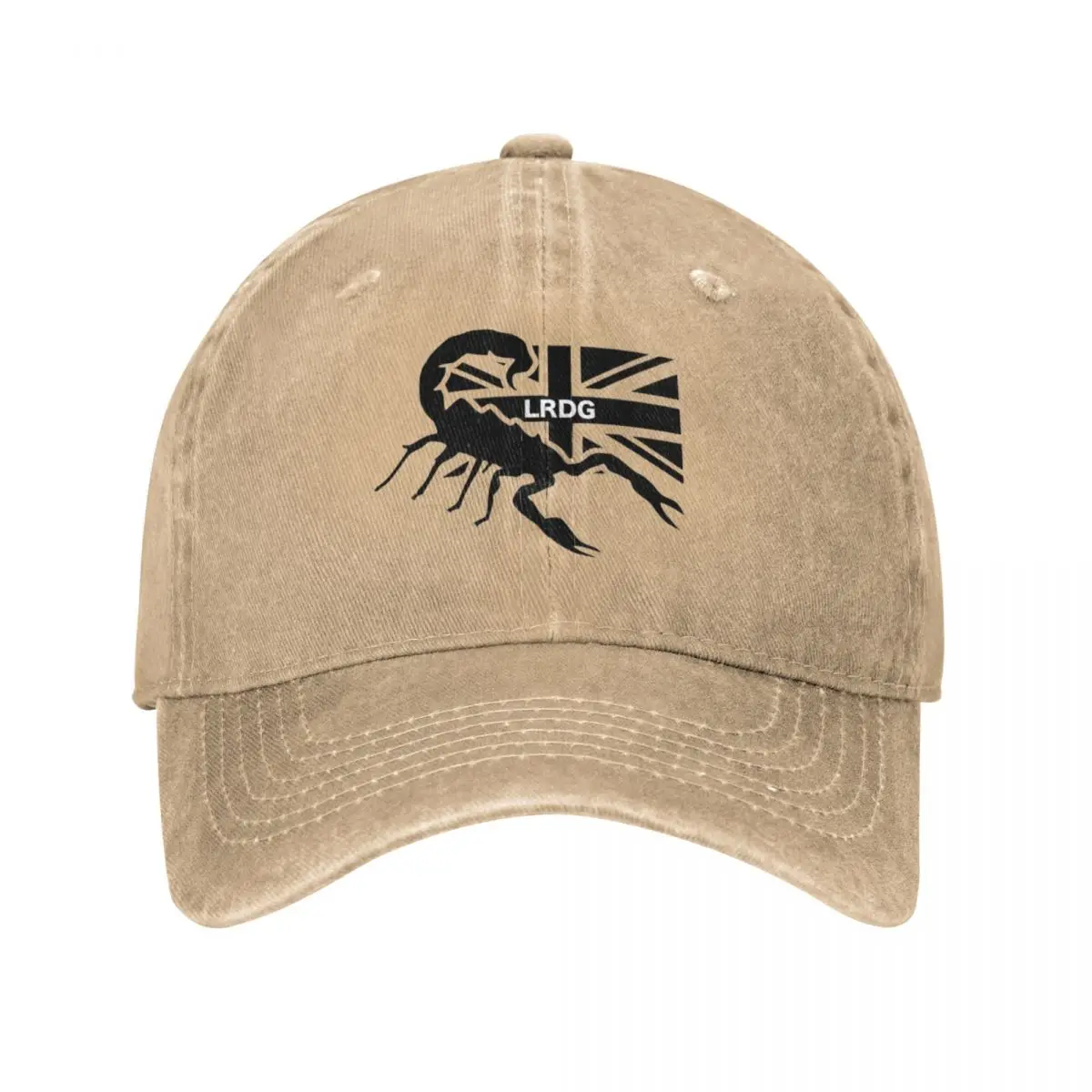 Long Range Desert Group Special Forces Summer Retro Denim Washed Baseball Caps Men Cowboy Sunscreen Hat Rock Womens Trucker Cap