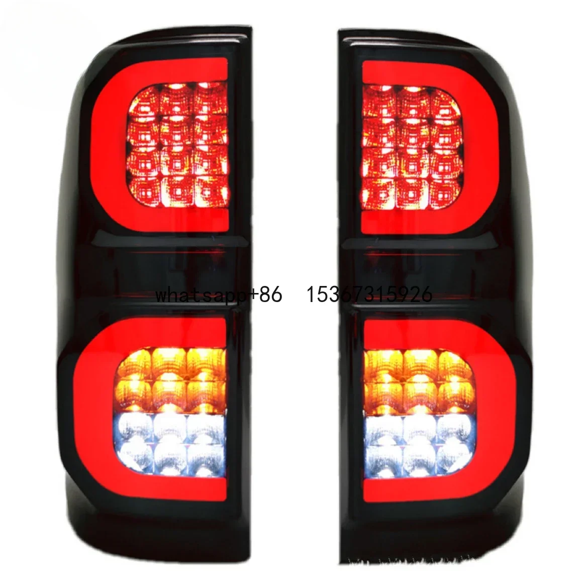 MRD LED Tail Light for Hilux Vigo 2012+ 4X4 PICKUP Taillight LED Rear Tail Lamp Stop Light Back Light