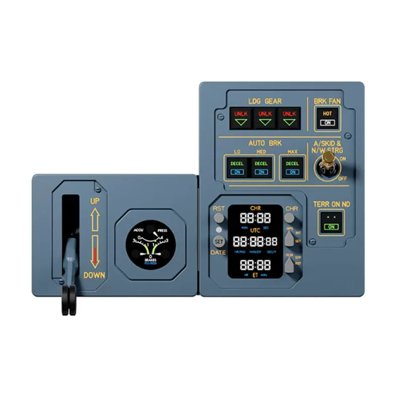 WINGFLEX GMP A320 Landing Gear Management Panel & Autobrake Control Panel Flight Simulator Cockpit