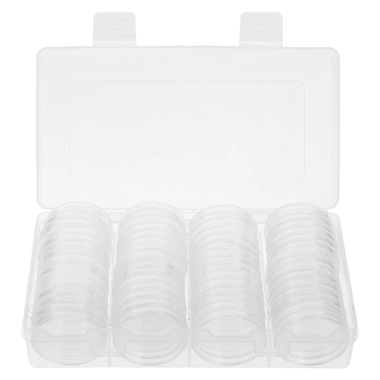 

Coin Display Case Collecting Bulk Holder Collectors Supplies Capsules Plastic Collection