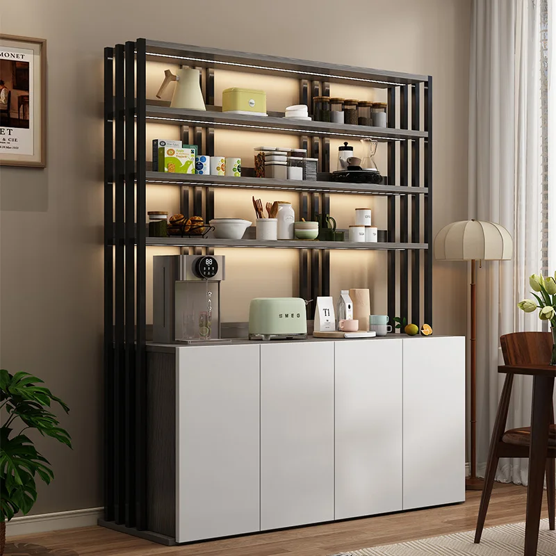 

integrated storage cabinet against the wall, side cabinet, living room storage house