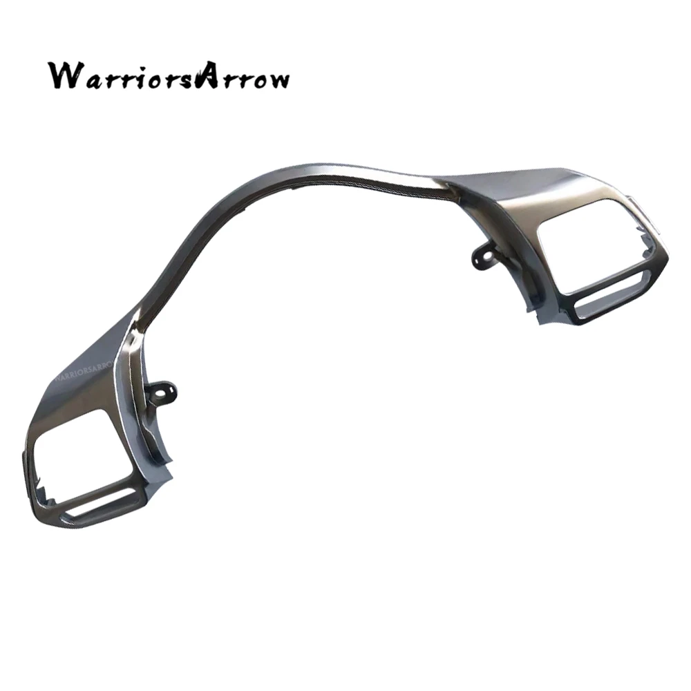 Warriors arrow glänzend silber lenkradsc halter knopf rahmen verkleidung für vw golf mk6 gti r20 5 k0998537c