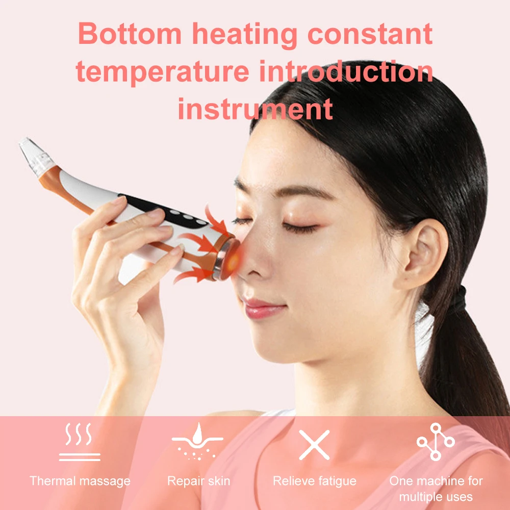 전기 블랙헤드 제거제 및 모공 클리너, 딥 클렌징을 위한 피부 강화 기능이 있는 여드름 치료 페이셜 장치 스킨케어 도구