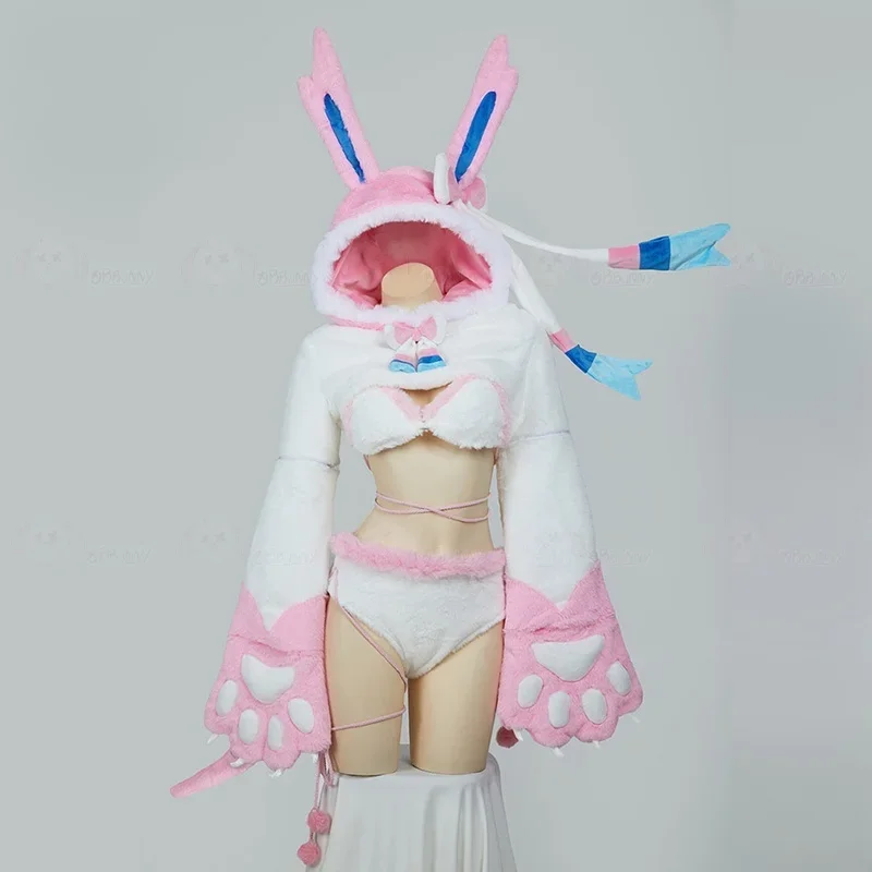 Sylveon Nymphali Feelinara 코스프레 의상 할로윈 크리스마스 축제 파티 데일리 세련된 롤 플레잉 의상