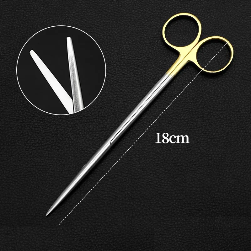 Blunt Tip Scissors straight curved round tip scissors nasal tools peeling scissors nasal lift surgical scissors