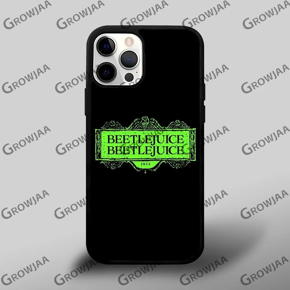 B- Beetlejuices Movie Phone Case For iPhone 16 15 14 13 12 11 Pro Xs Max Mini Plus Celulares Hard Funda