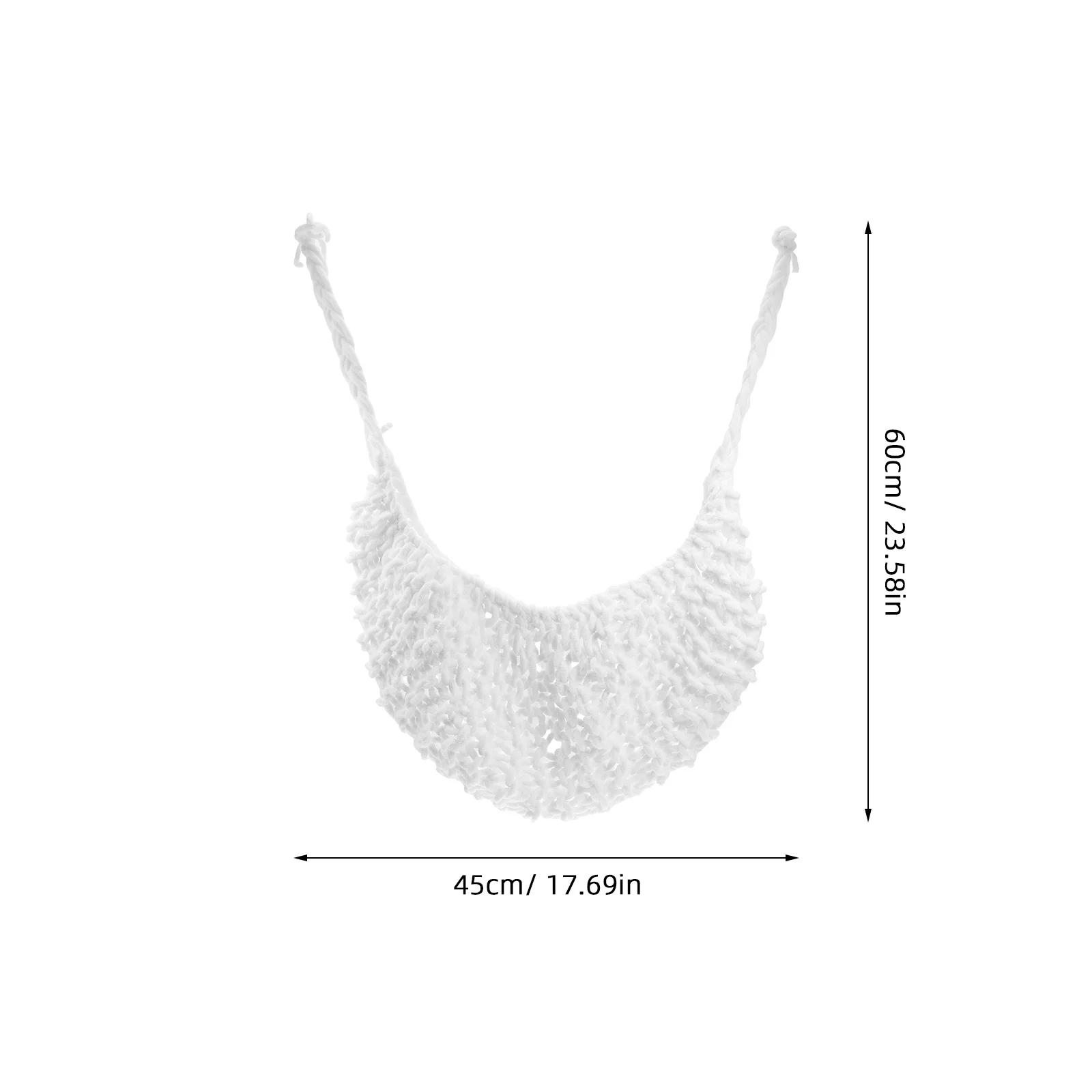 Baby Hängematte Infant Handgemachte Häkeln Bett Weiß Stricken Wolle Atmungsaktive Neugeborenen Fotografie Prop Foto Prop Foto Requisiten