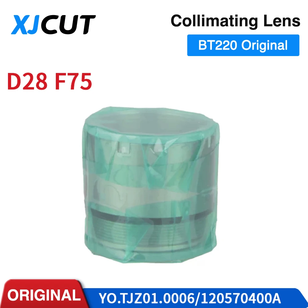 Original Raytools BT220 Collimator Lens D28 F100 Focusing Lens F125 with Lens Holder for Raytools BT220 Fiber Laser Cutting Head